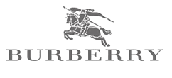 Burberry luxury fashion and fragrance brand logo