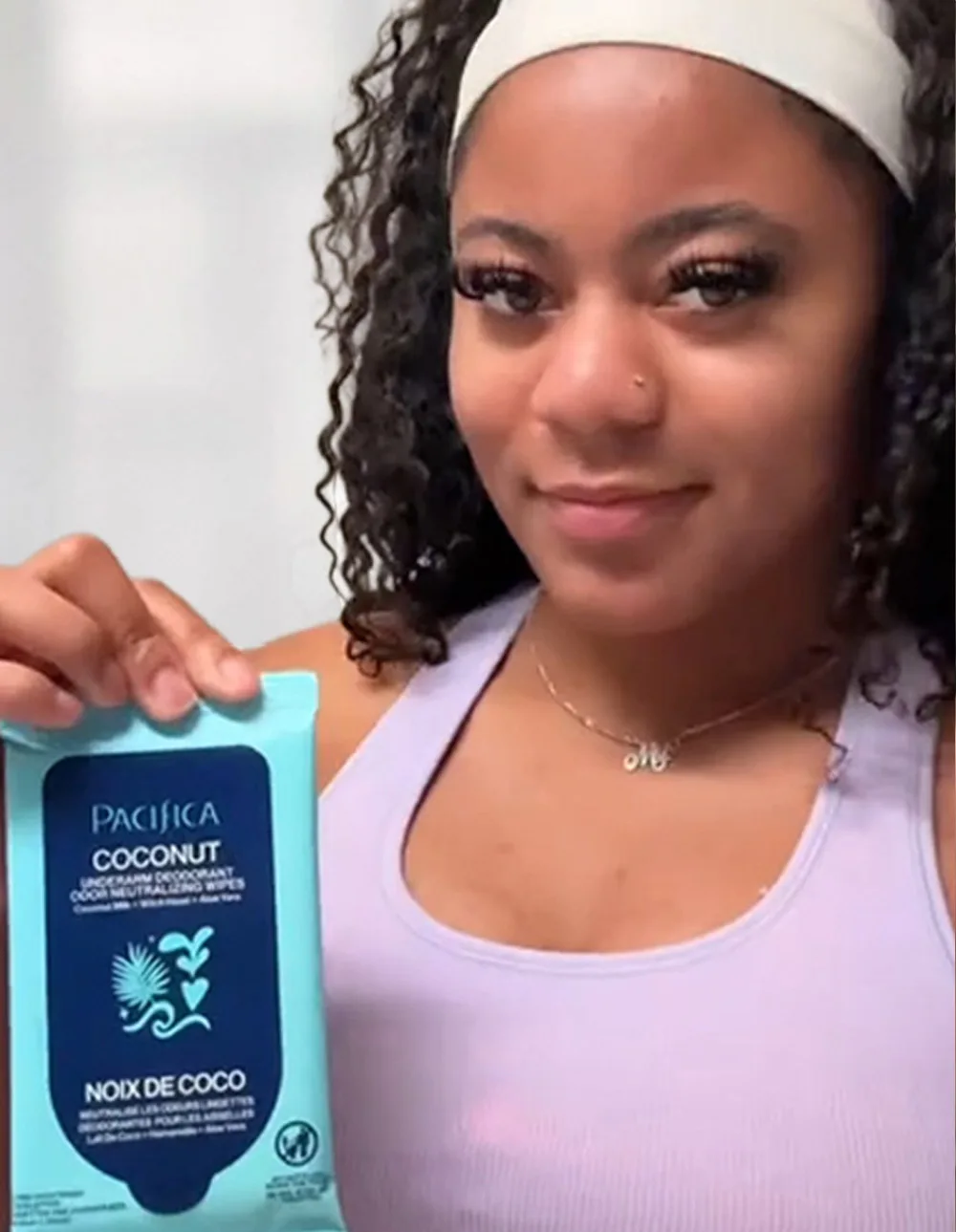 Mya Riggins x Pacifica Beauty coconut skincare content creator campaign